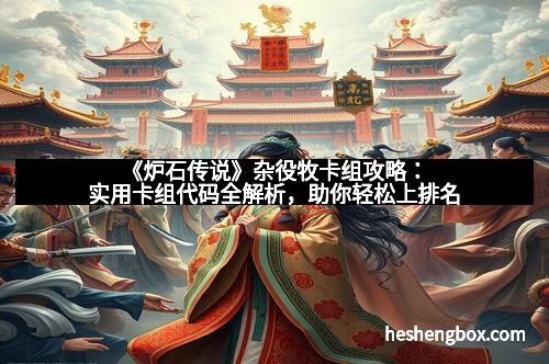 《炉石传说》杂役牧卡组攻略：实用卡组代码全解析，助你轻松上排名